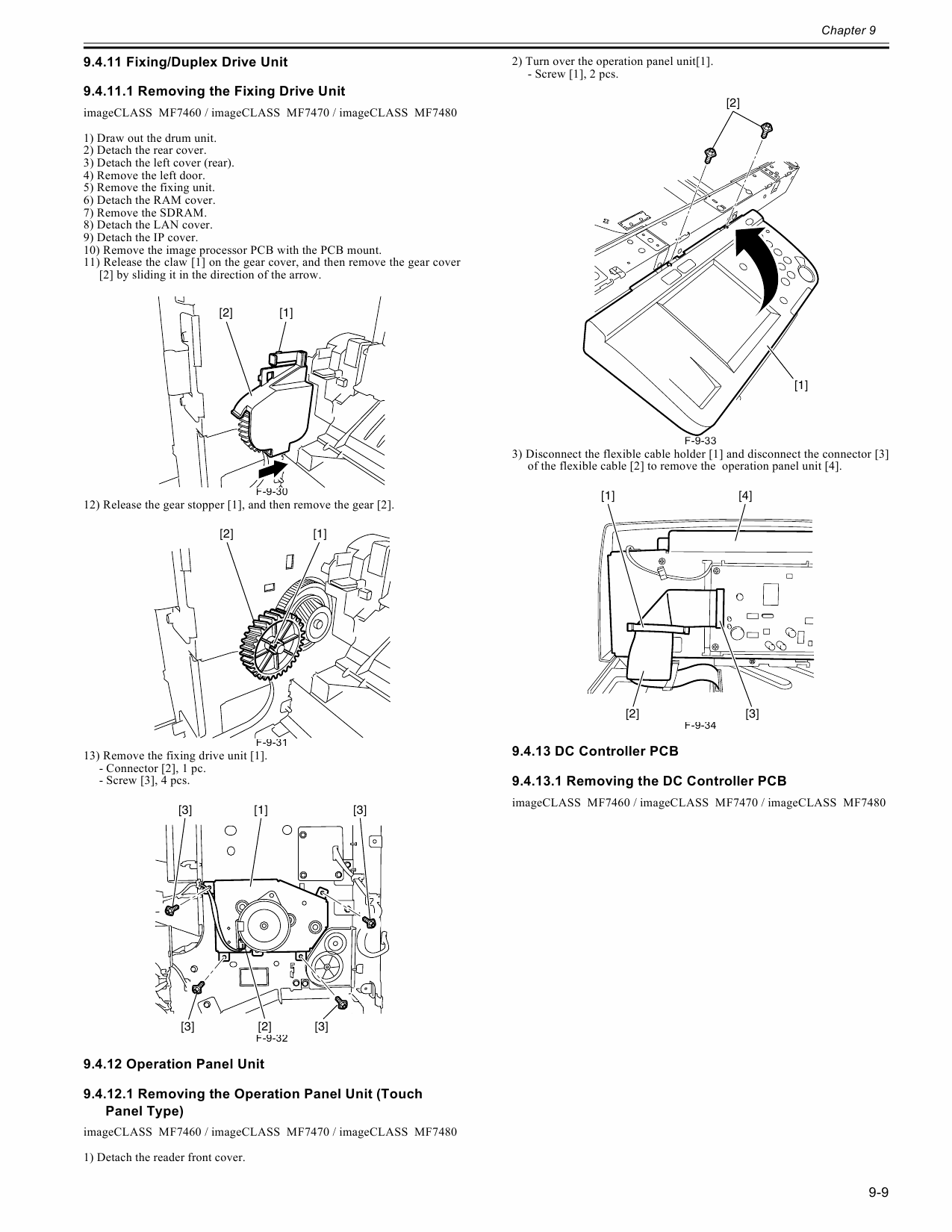 Canon imageCLASS MF-7460 7470 7480 Service and Parts Manual-4